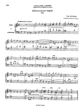 2 Pièces brèves pour orgue