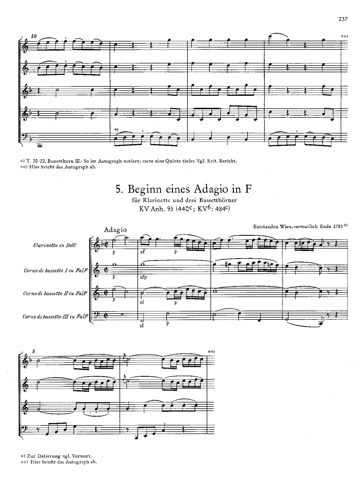 Adagio in F major - Page 1