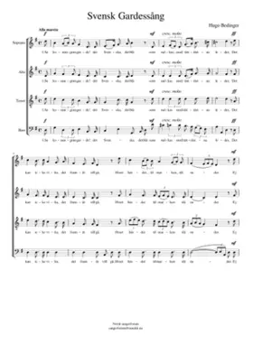 Svensk Gardessång
