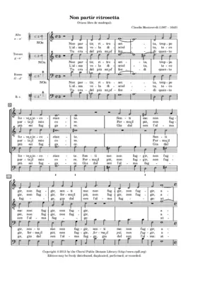 Non partir, ritrosetta