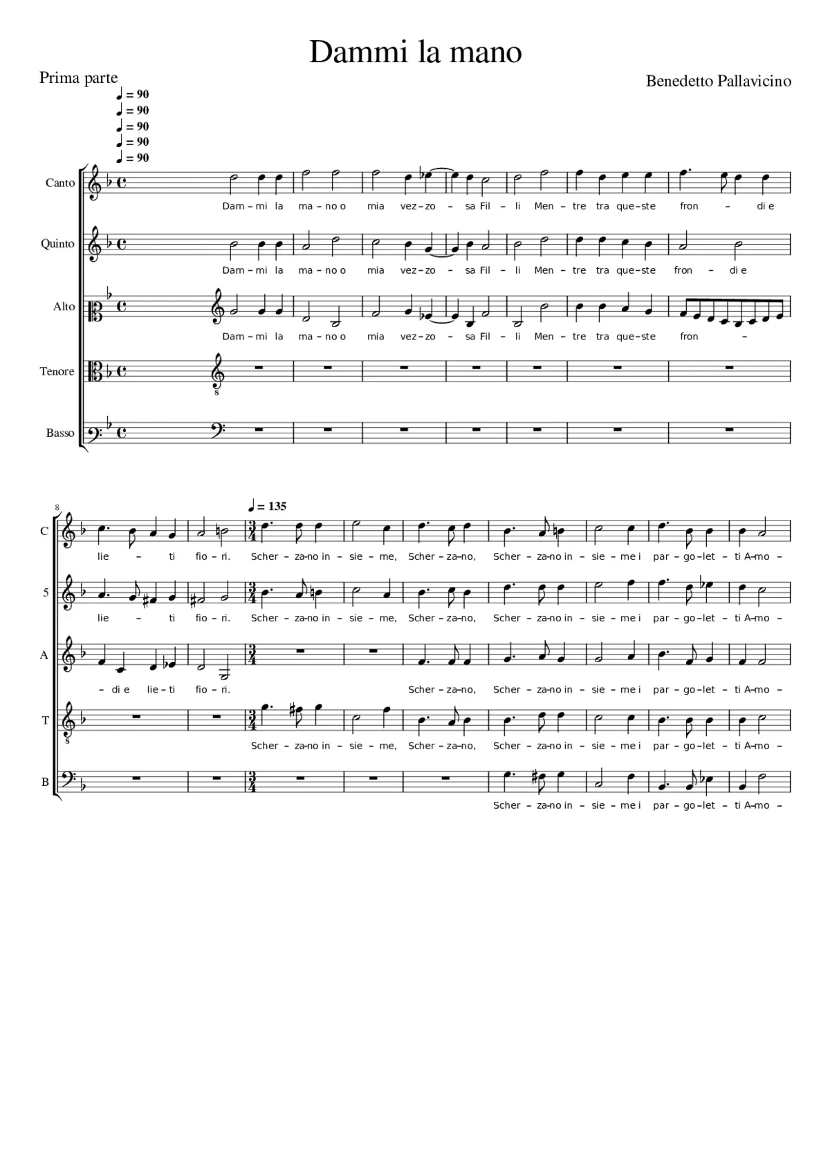 Dammi la mano - Page 1