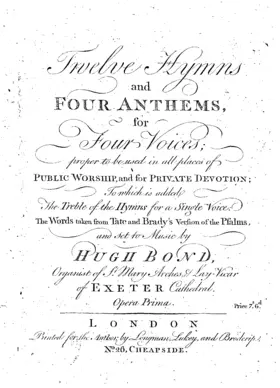 12 Hymns and 4 Anthems