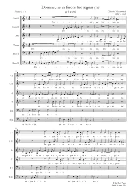 Domine ne in furore tuo arguas me