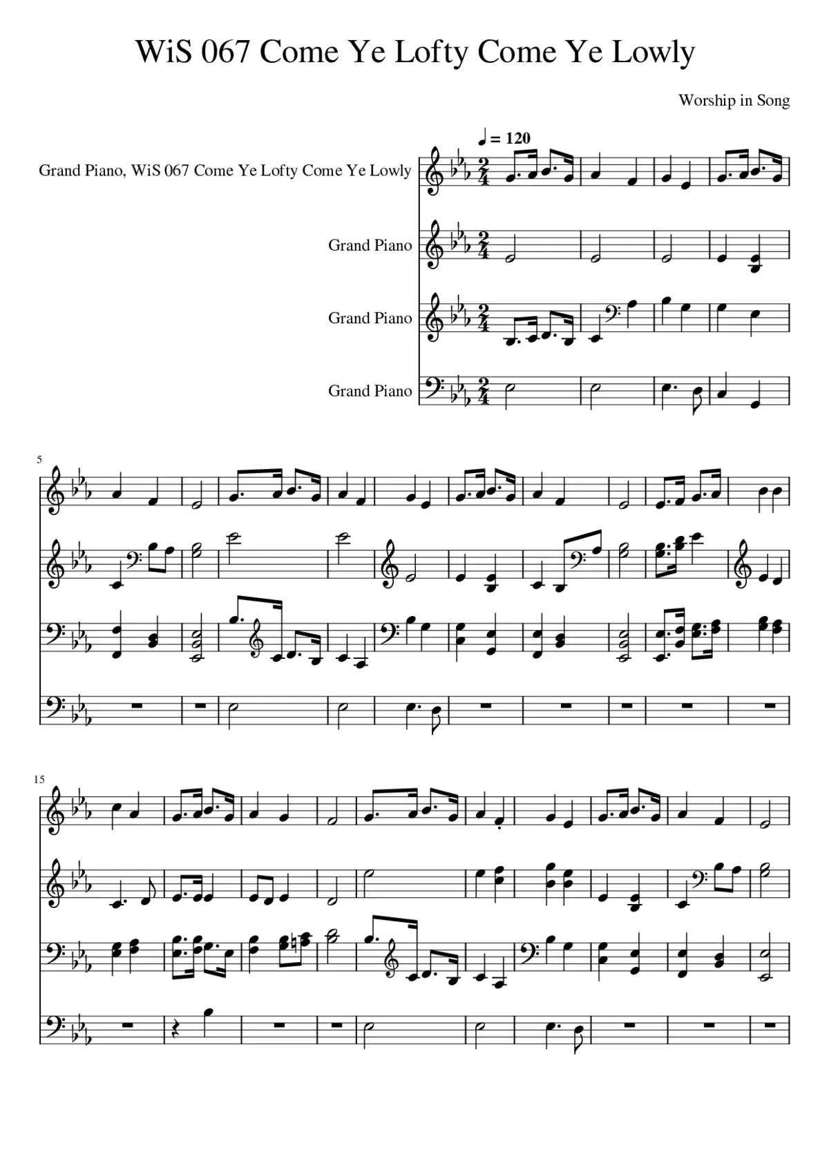 Old Breton Melody - Page 1