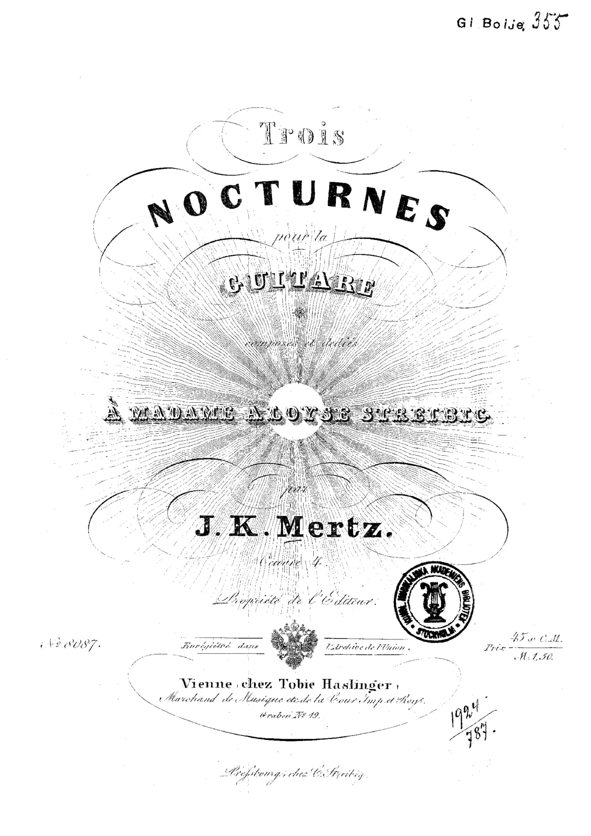 3 Nocturnes - Page 1