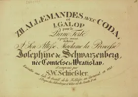 12 Allemandes avec coda, et 1 galop