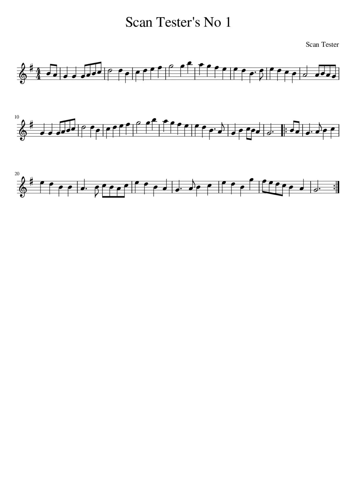 Scan Tester's No 1 - Page 1