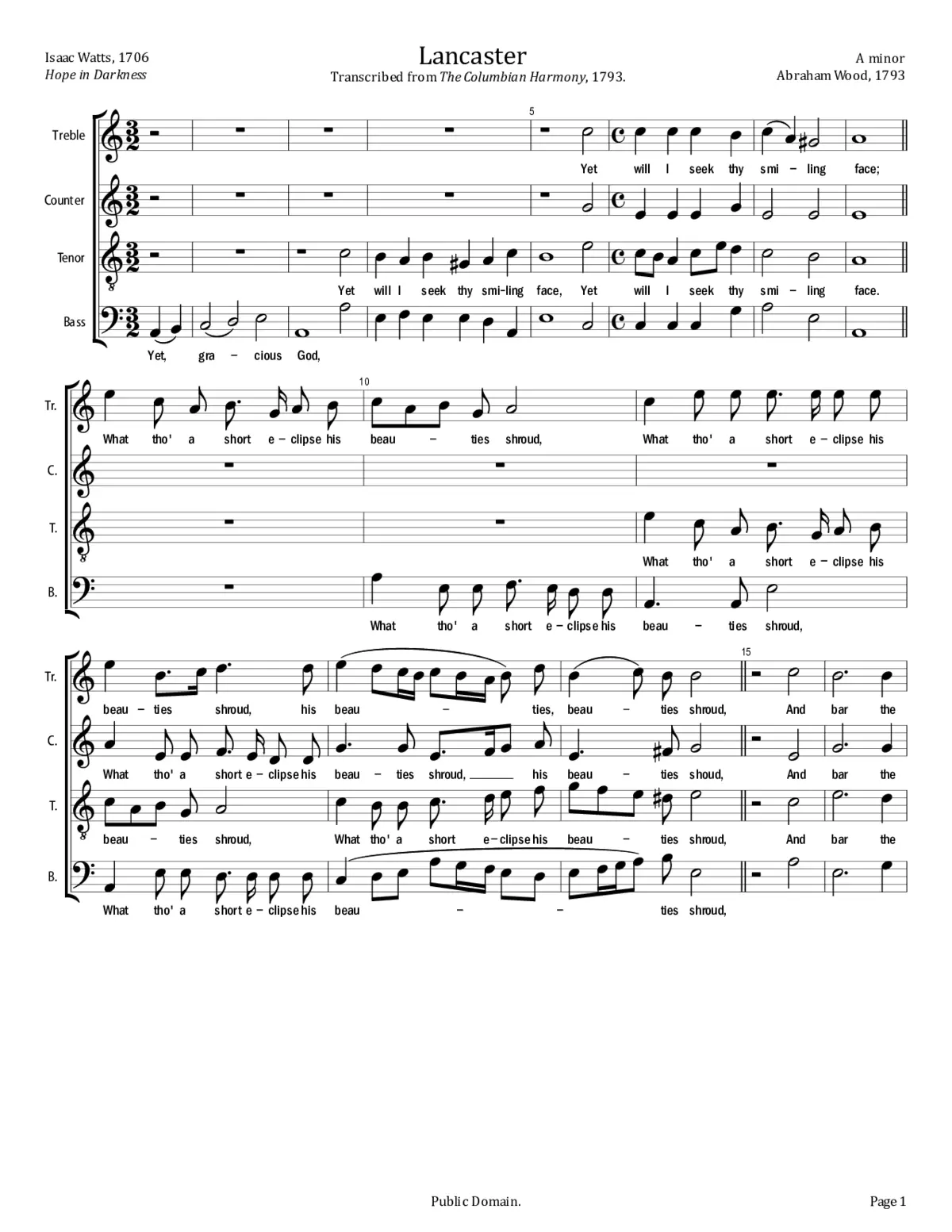 Lancaster - Page 1