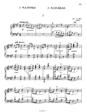 2 Mazurkas