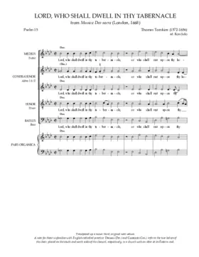 Lord, who shall dwell