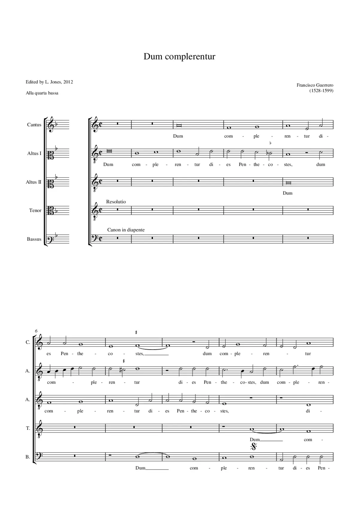 Dum complerentur - Page 1