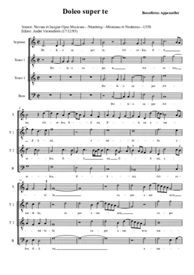 Doleo super te, Absolon