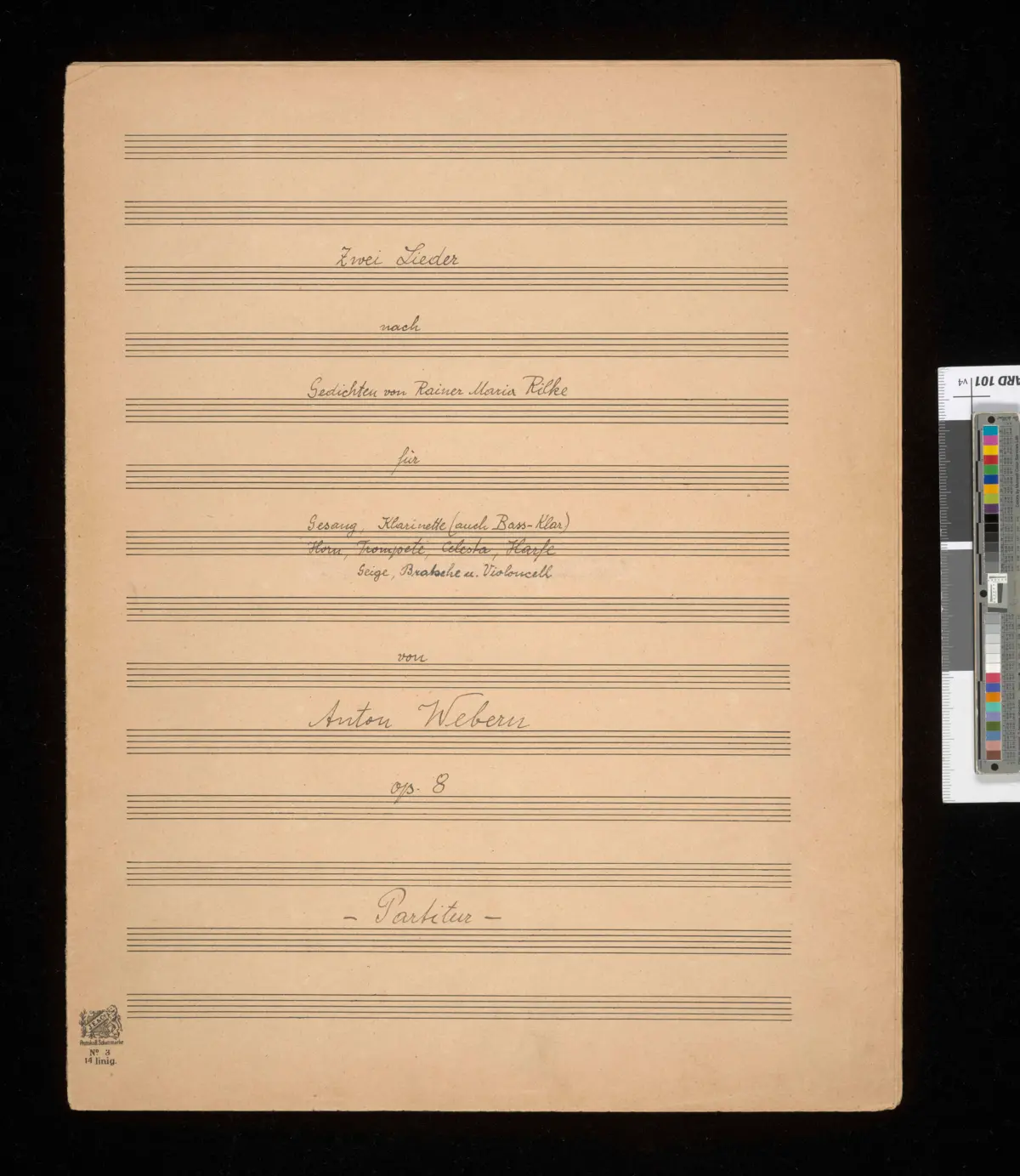 2 Lieder nach Gedichten von Rainer Maria Rilke - Page 1