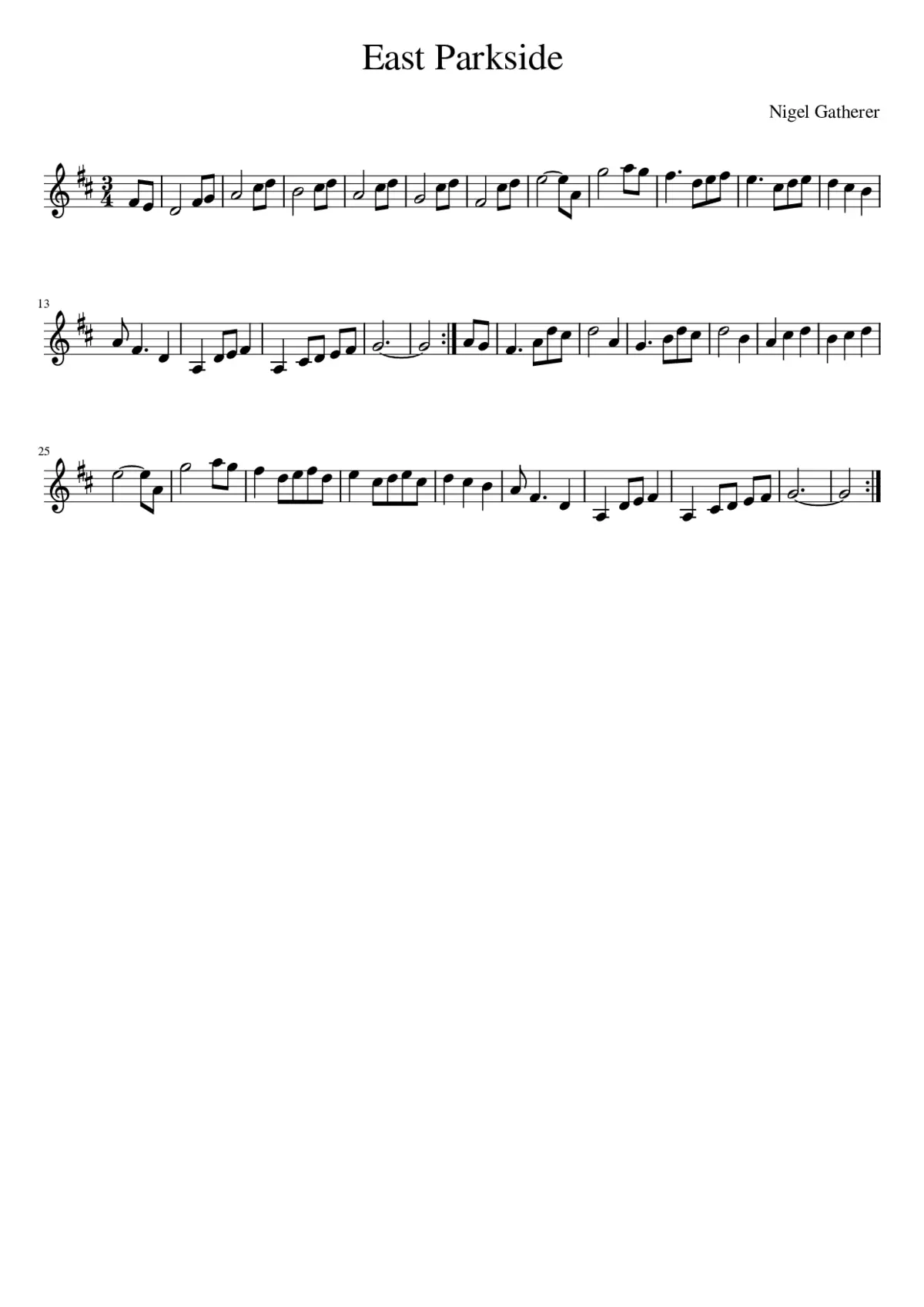 East Parkside - Page 1
