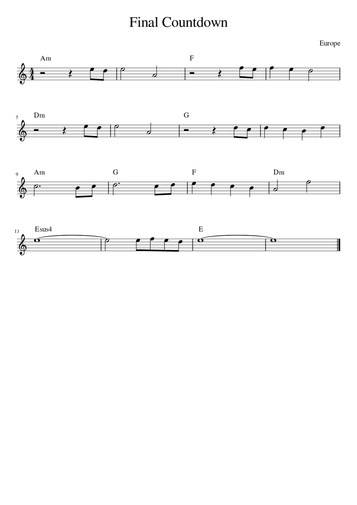 The Final Countdown - Page 1