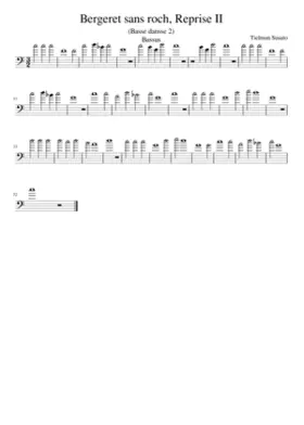 Bergeret sans roch Reprise II