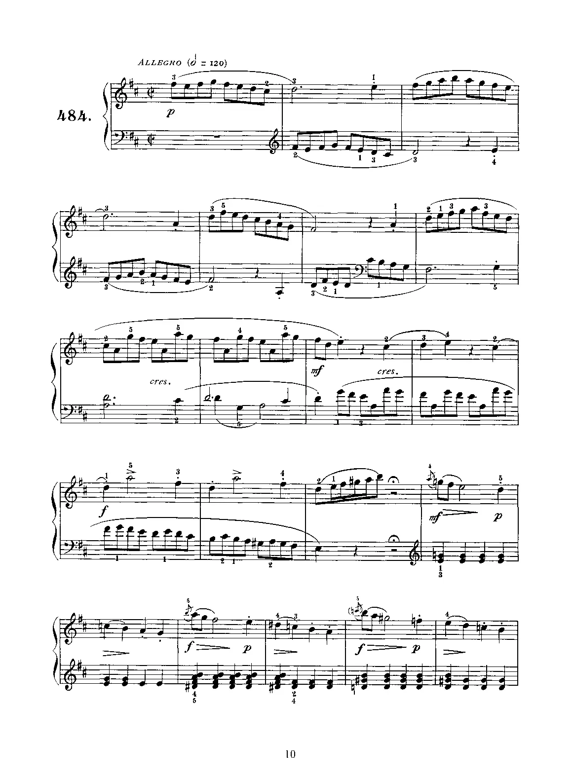 Keyboard Sonata in D major - Page 1