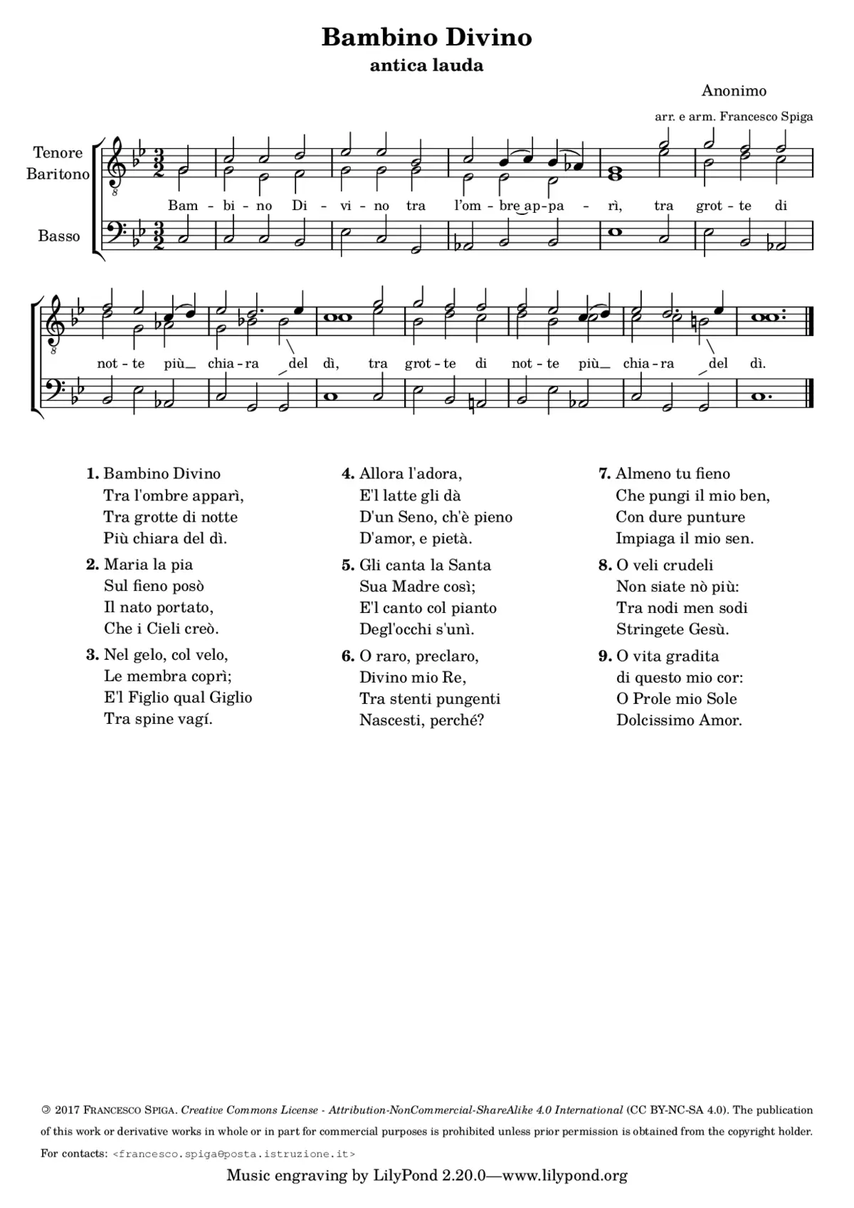 Bambino Divino - Page 1