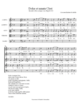 Dolce et amata Clori