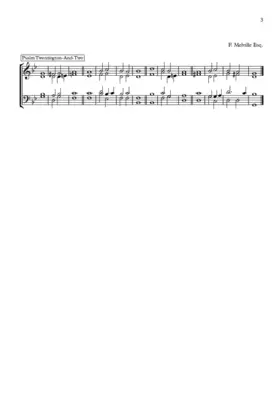 Double Chant in G Minor