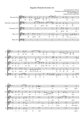 Angelus Domini locutus est