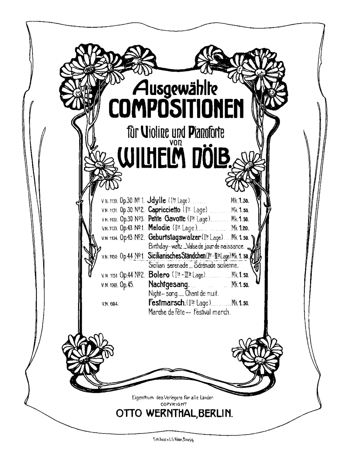 2 Pieces for Violin and Piano - Page 1