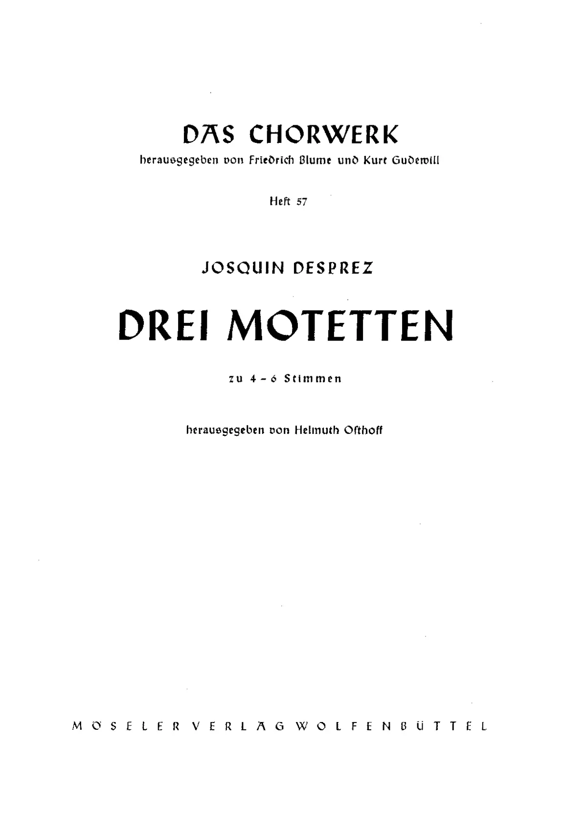 3 Motets - Page 1