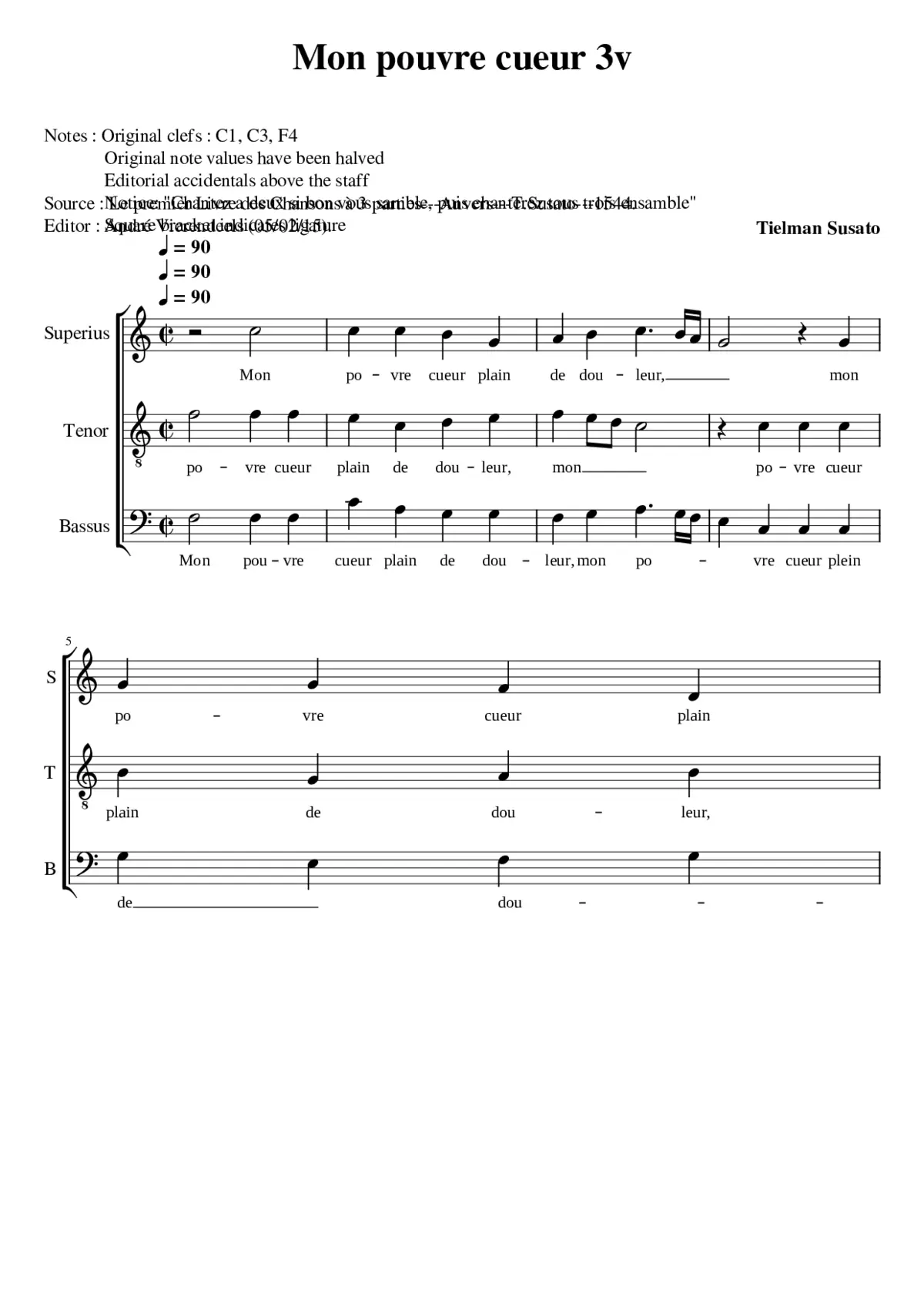 Mon pouvre cueur - Page 1