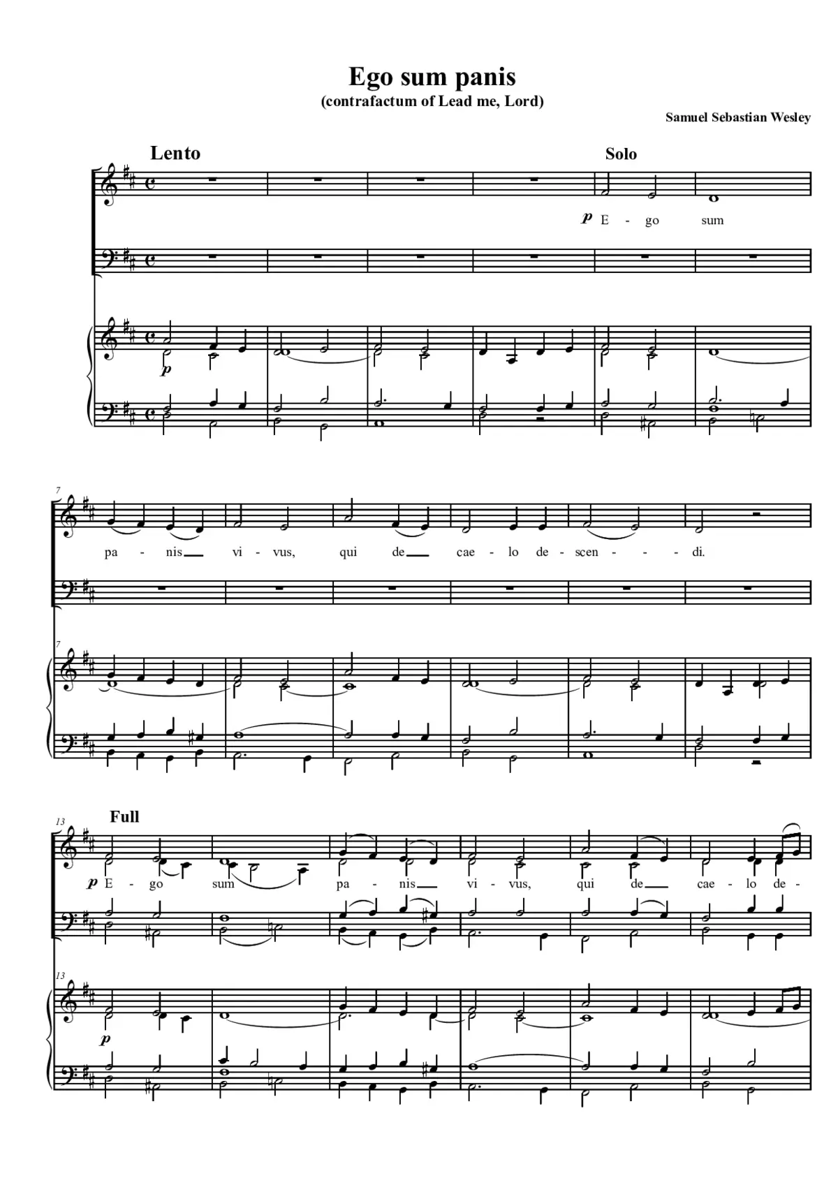 Ego sum panis - Page 1