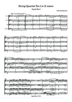 String Quartet No.4 in E minor, Op.44 No.2