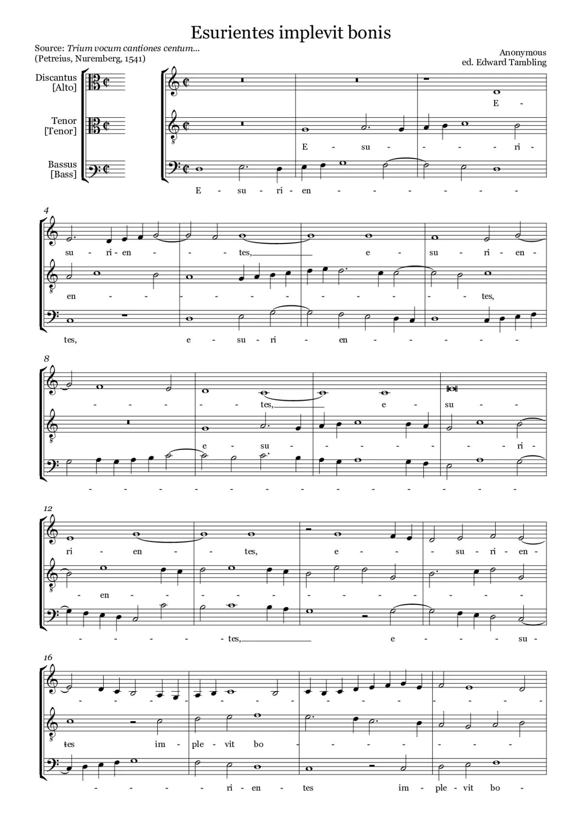 Esurientes implevit bonis - Page 1