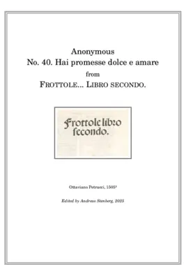 Hai promesse dolce amare