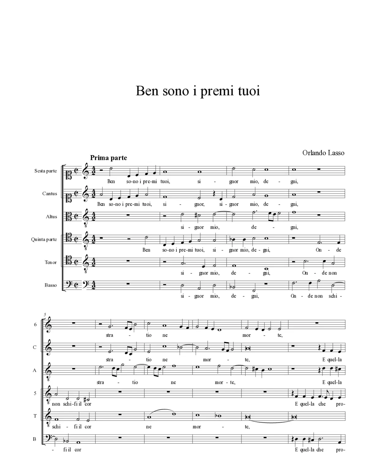 Ben sono i premi tuoi - Page 1