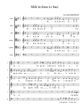 Sfidi tu forse à i baci