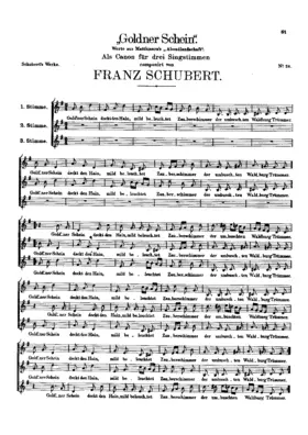 Gold'ner Schein, D.357