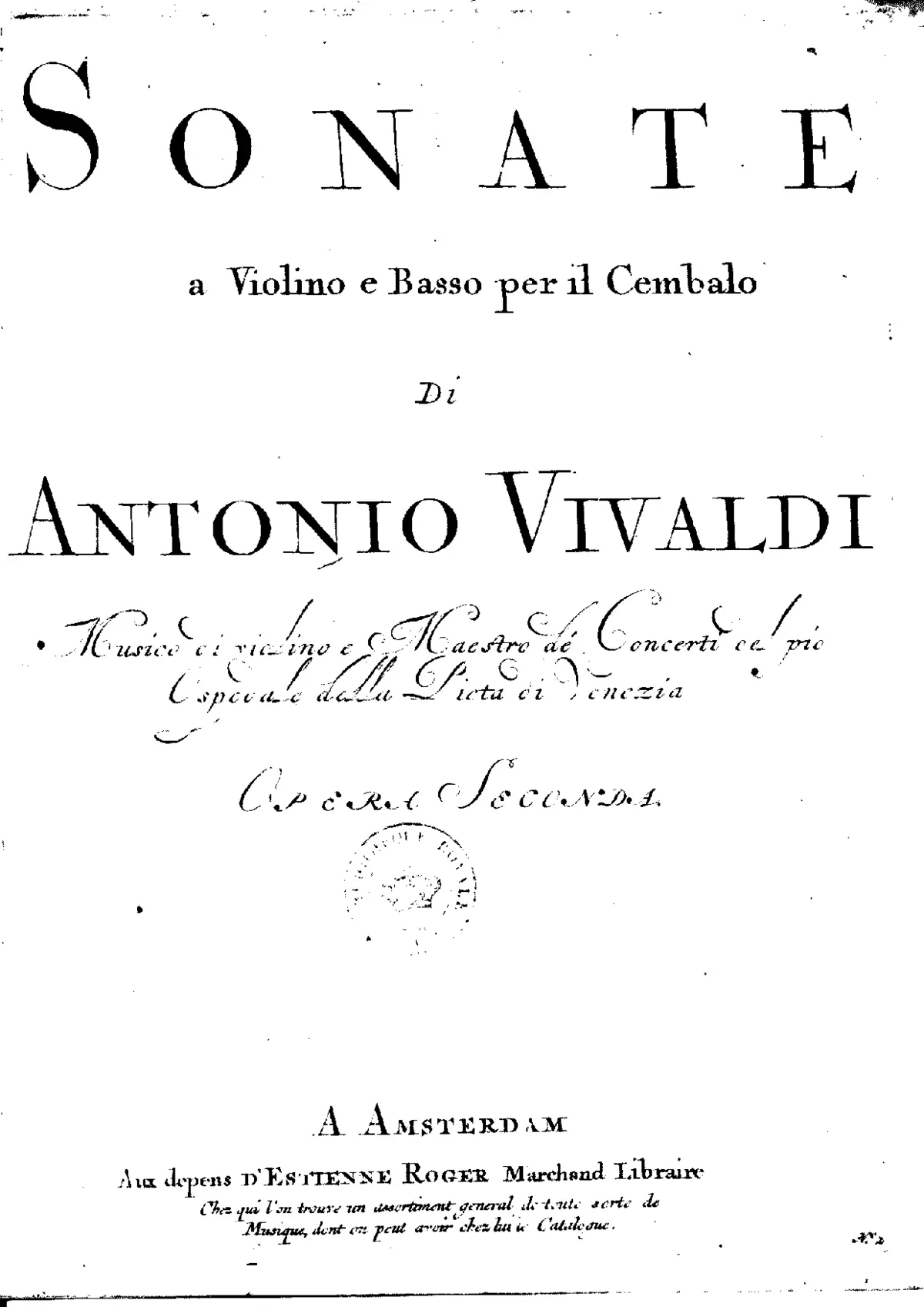 12 Violin Sonatas - Page 1