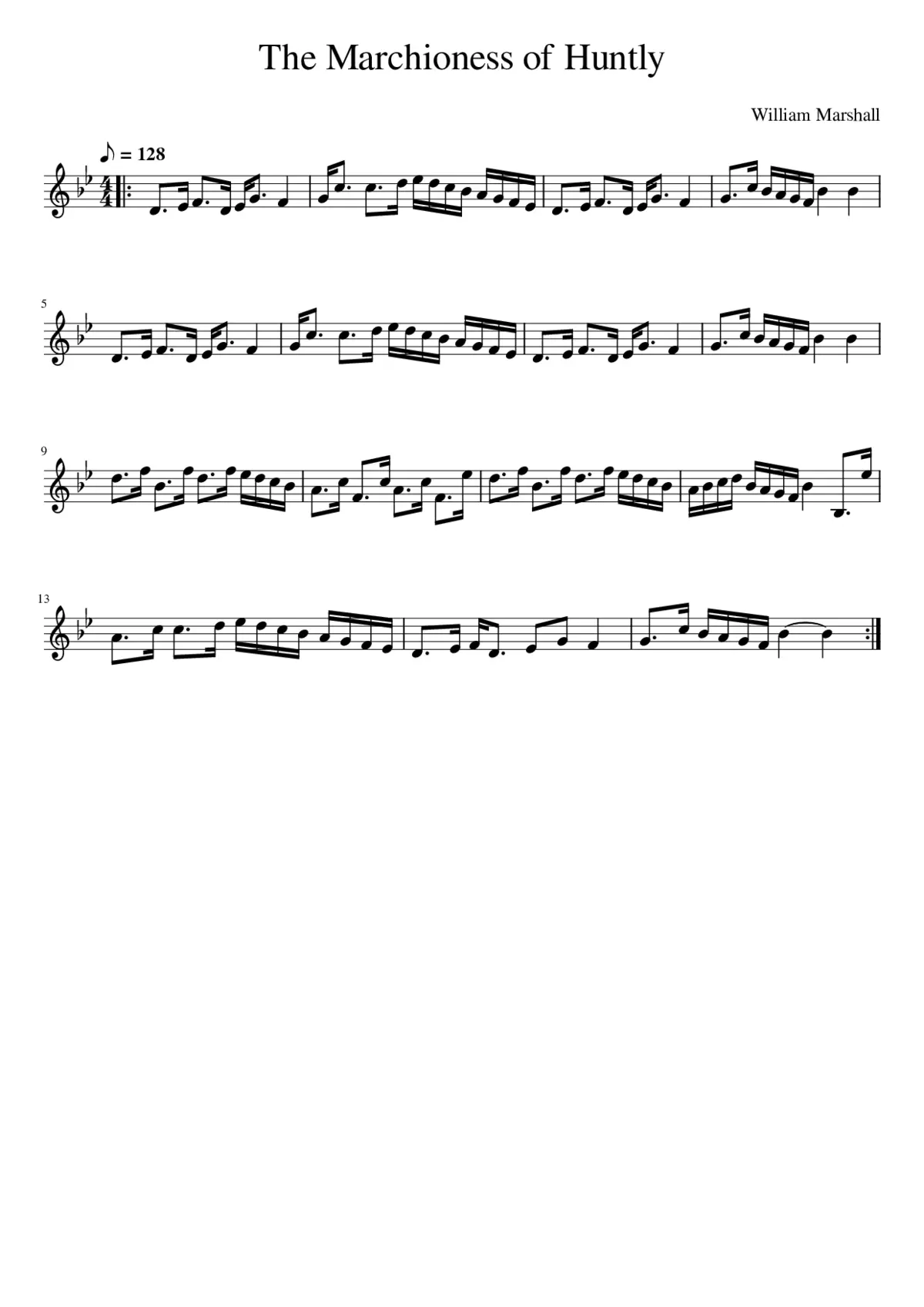 The Marchioness of Huntly - Page 1