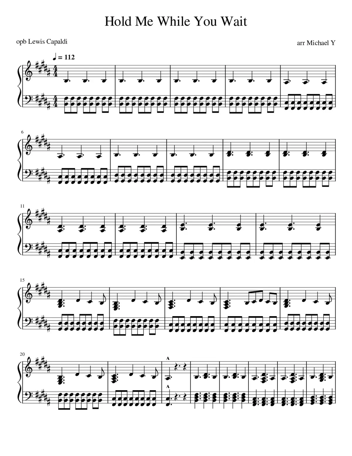 hold me while you wait - Page 1