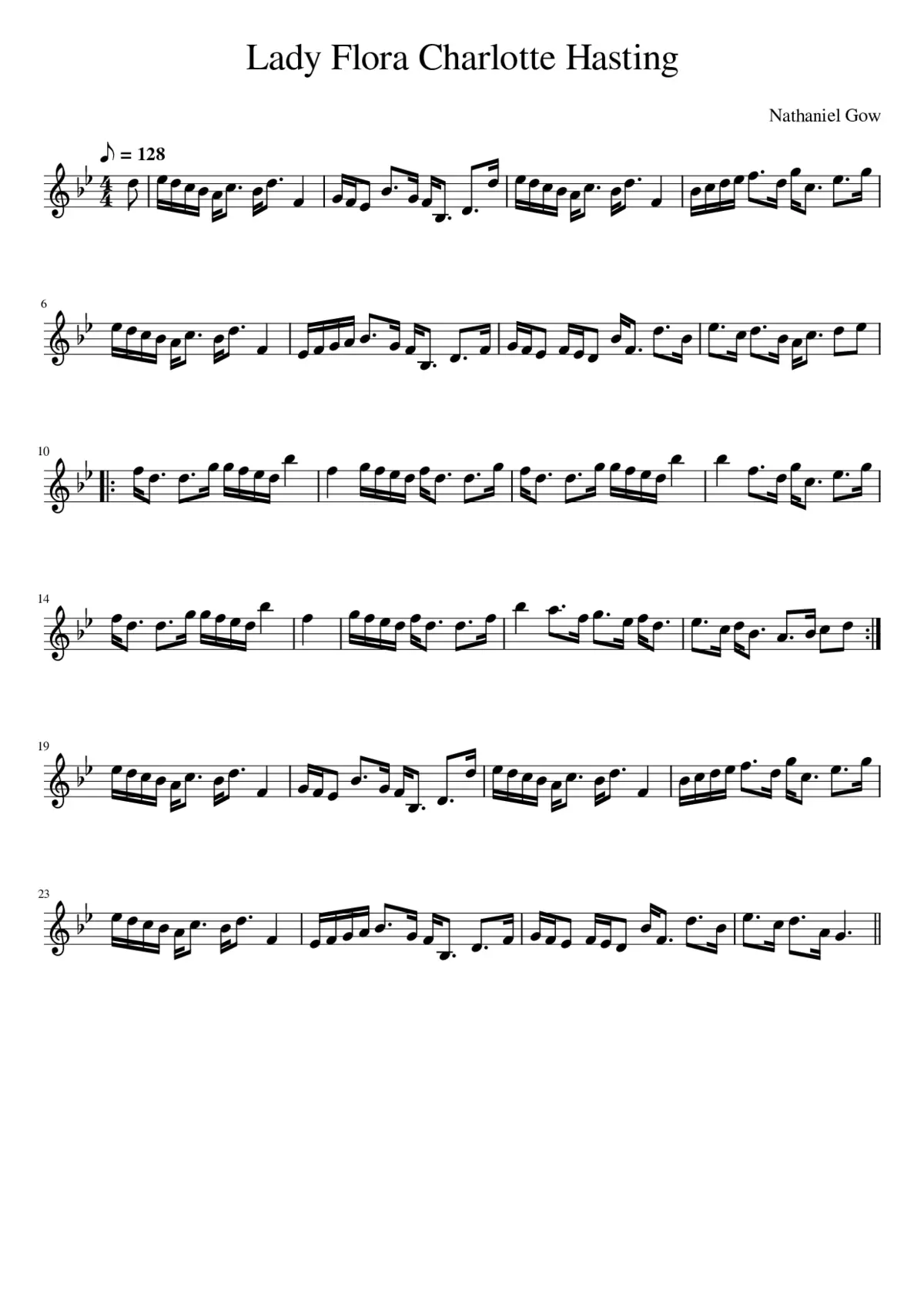 Lady Flora Charlotte Hasting - Page 1