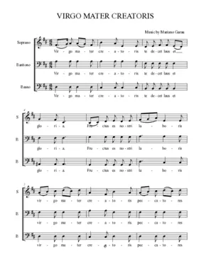 Virgo mater creatoris