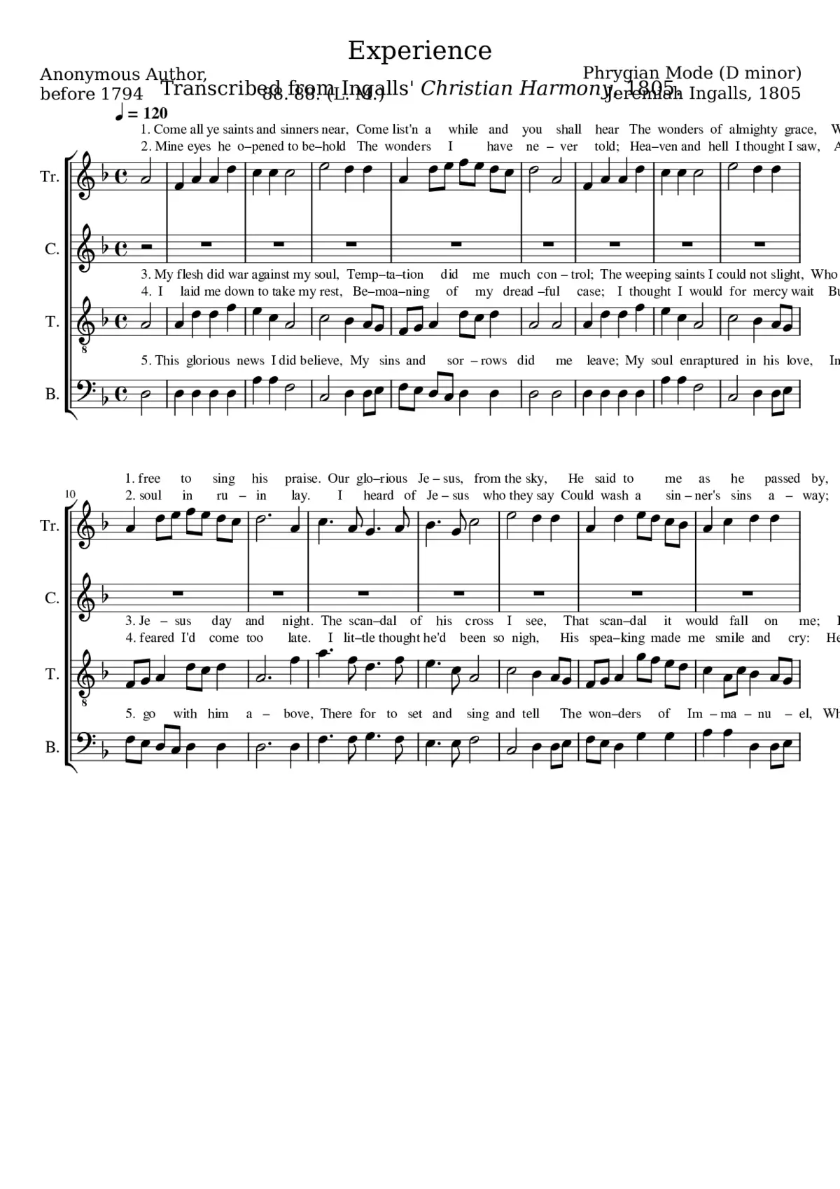 Experience - Page 1