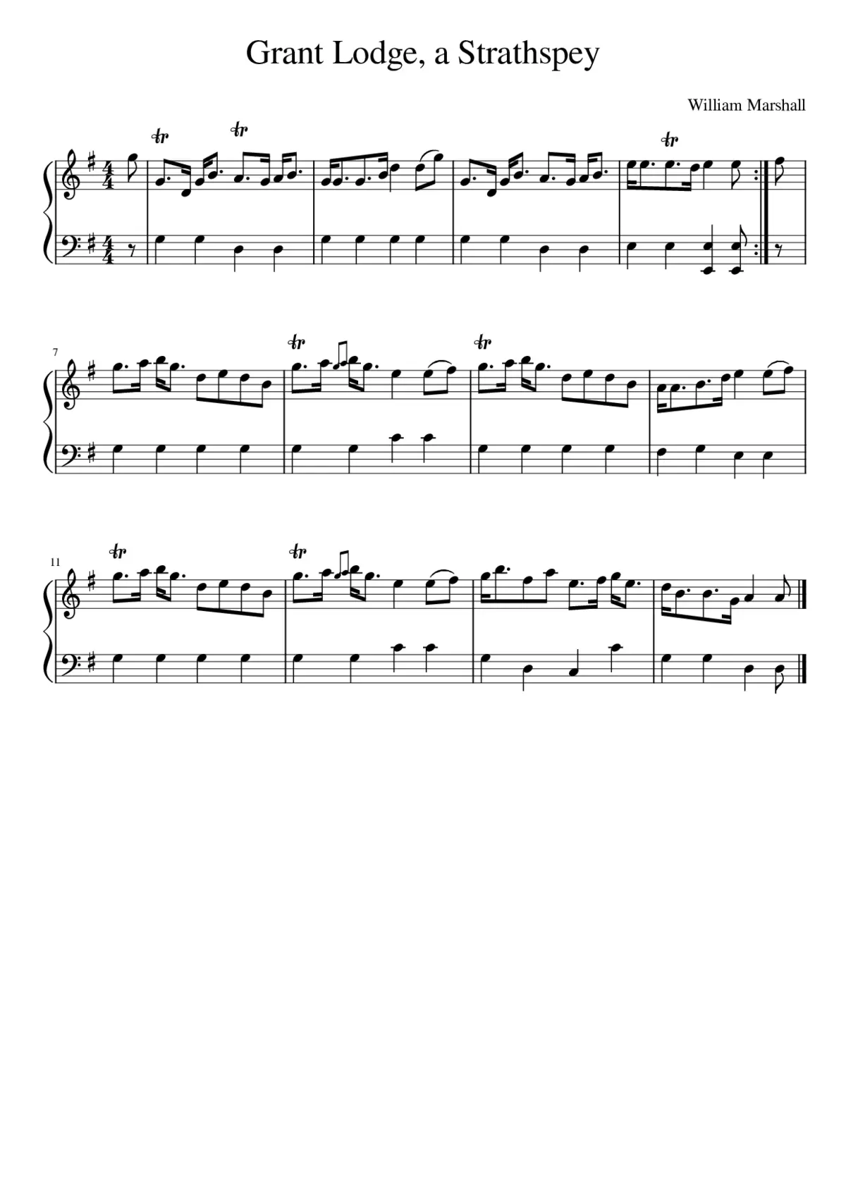 Grant Lodge a Strathspey - Page 1