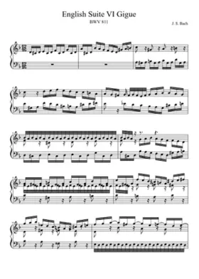 English Suite No.6 in D minor BWV 811