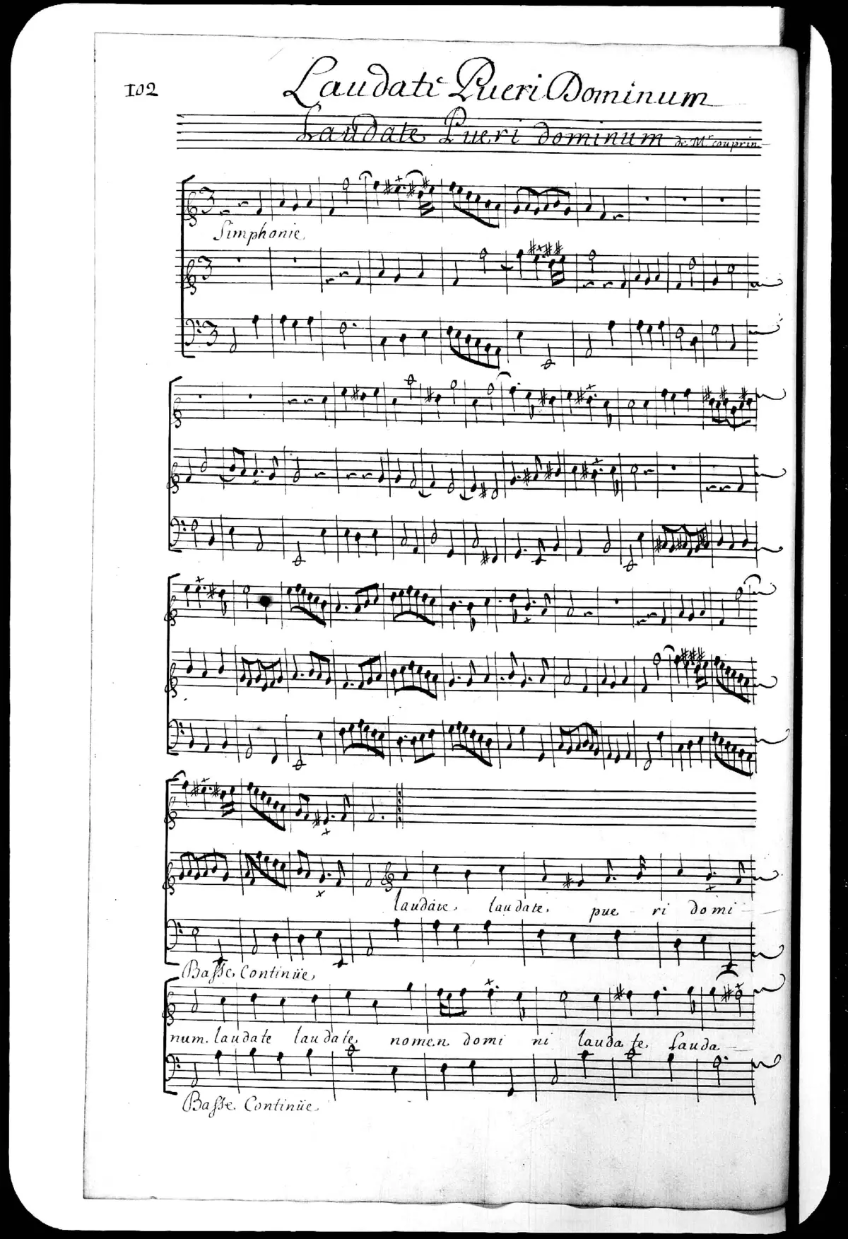 Laudate pueri - Page 1