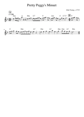 Pretty Peggy's Minuet