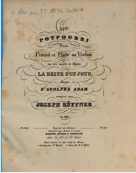 Potpourri for Flute or Violin and piano No.54