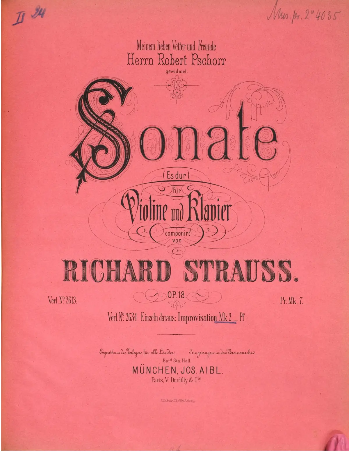 Violin Sonata - Page 1