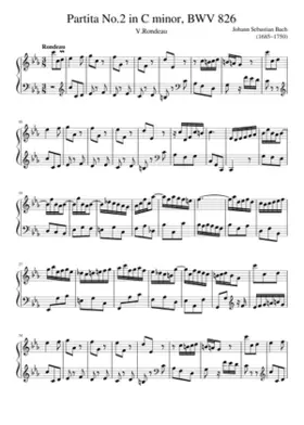 Partita in C minor BWV 826