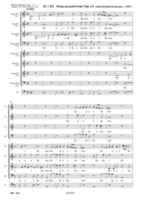 Missa seconda, i toni (Adoramus te Christe)