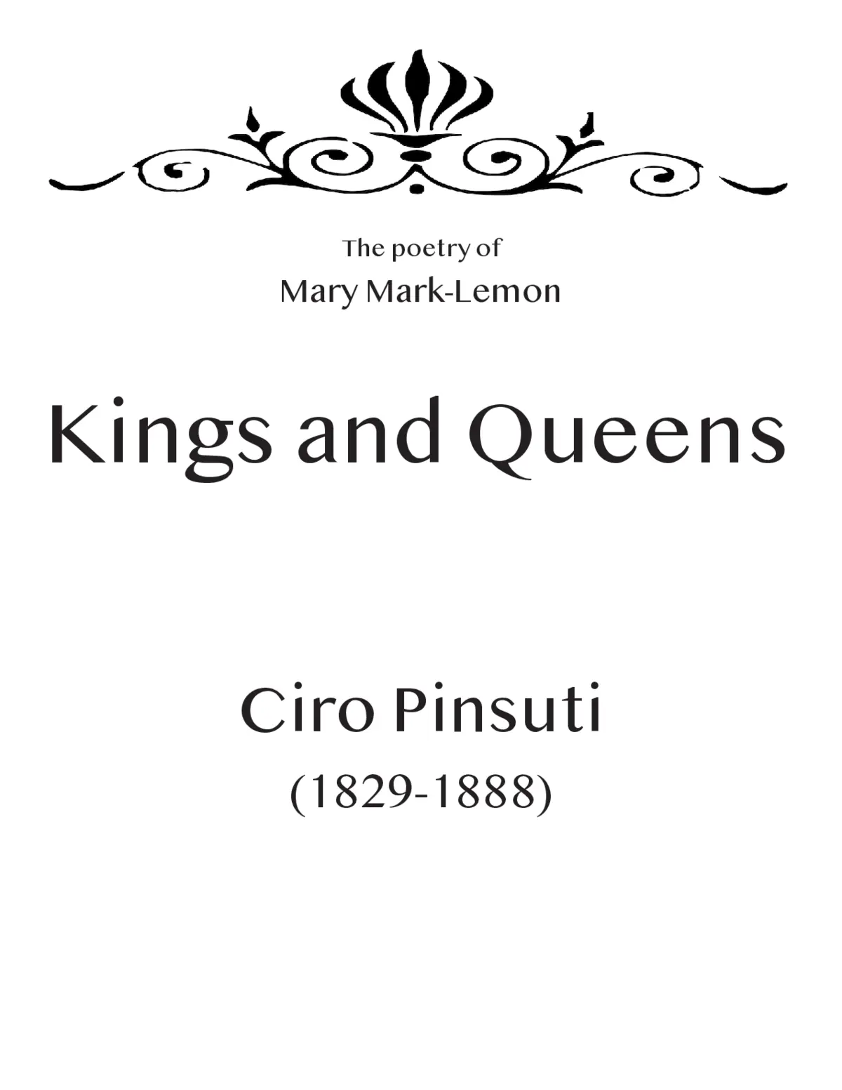 Kings and Queens - Page 1
